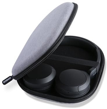 Ginsco Headphone Case Compatible with JBL Tune 510BT/520BT/500BT with Sony WH-CH520/510, Ultra-Slim Hard Shell Headphone Case for On Ear Headphones (Gray)