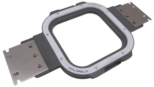 CKPSMS Magnetischer Stickrahmen, 150 mm x 150 mm, Kunststoff, Quadratisch, für Barudan QS Stickmaschinen