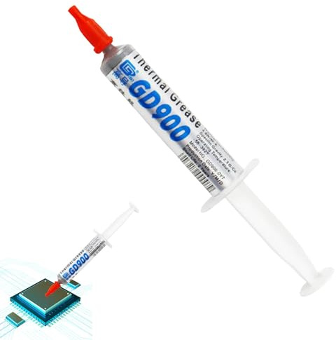 PC Thermal Paste High Thermal Conductivity Non-Conductive High Performance | GPU Thermal Paste CPU GPU Heatsink Compound for Cooling All Processors Laptops Computers