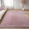 Carpettex Kurzflor Teppich Wohnzimmer 240 x 340 cm Rosa - Teppich Waschbar, Weich, rutschfest, modern einfarbig Design - für Schlafzimmer, Küche, Esszimmer