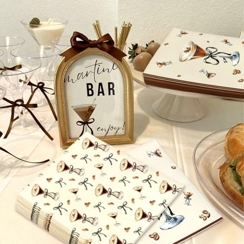 LaVenty Espresso Margarita Servietten Mexikanisch Bachelorette Fiesta | Espresso Margarita Servietten Mexikanisch Bachelorette Fiesta Dekorationen Geburtstag Party Sommer Kaktus Supplie Cinco de
