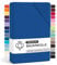 LARAWELL Spannbettlaken 140x200cm Baumwolle, bis 160x200, royal blau, Spannbetttuch Jersey (gekämmt), Matratzenhöhe bis 22 cm, bügelfrei, atmungsaktiv, formstabil