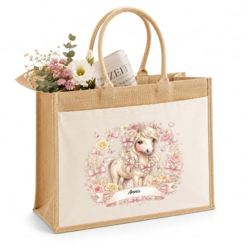 LIEBTASTISCH® Jutetasche mit Spruch - Baumwolltasche Stoffbeutel Einkaufstasche Geschenk