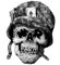 Against War Skull Aufkleber Sticker Frieden Peace ca. 12x8 cm Gegen Krieg Autoaufkleber Cool