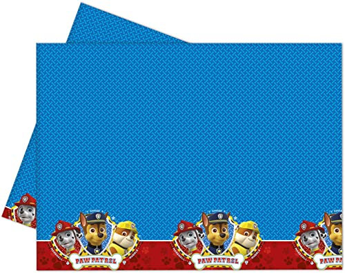 Procos 67206 Kunststoff-Tischdecke Paw Patrol (120x180cm)