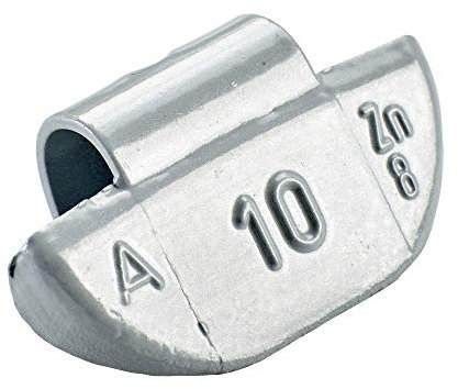 PERFECT EQUIPMENT 100x Schlaggewichte Alufelgen Typ63 10g Silber | Schlaggewichte Alu Auswuchtgewichte Alufelgen | Wuchtgewichte Alufelgen