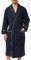 Amazon Essentials Accappatoio Leggero a Nido d'Ape (Disponibile nelle Taglie Big & Tall) Uomo, Blu Marino, M-L