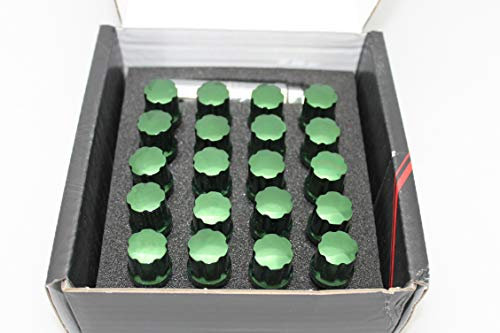 Japan Racing Radschrauben M14x1,5 Grün Radbolzen Satz 20x Felgenschloss