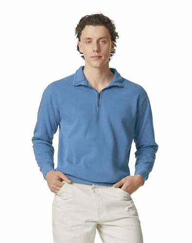 Comfort Colors Sweatshirt für Erwachsene mit 1/4-Reißverschluss, Stil G1580