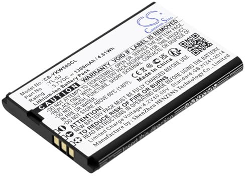 Battery Replacement for YEALINK One Talk IP DECT, W56H, W56h/p part NO YL-5J