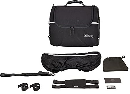 DEEMEED Tube Motorrad-Reisegepäck, Hecktasche, aus wasserdichtem Cordura, 43 Liter Fassungsvermögen, Motorradsitz/Gepäckträger/Sissy Bar Tasche(Cordura, L (43 Liter))