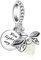 Annmors Firefly Charm Glow in the Dark Glühwürmchen 925 Sterling Silver Pendant for Bracelet Necklace,Birthday Mother's day Jewelry Gifts for Women Girl