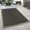 Paco Home In- & Outdoor Teppich Balkon Terrasse Küchenteppich Gartenteppich Modern, Grösse:120x170 cm, Farbe:Anthrazit 2