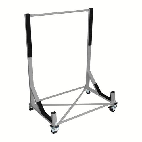 HAGO24 Hardtopständer in Silber I Hochwertige Cabrio-Dach Aufbewahrung I Hardtop-Aufbewahrung für Verschiedene Auto Modelle & Marken I Autodach Lagerung mit Rollen