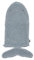 LÄSSIG Kinder Spiel-Waschhandschuh Waschlappen Frottier Stoff Baumwolle/Play Wash Glove GOTS Whale