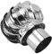 TOPINCN Stainless Steel Pipefit Roof, Roof Vents Vents Ventilating Fan Wind Turbines Air Vent Attic Ventilator Rotating Chimney Cowl Cap Roof Vents for Houses Factory Attic Farm