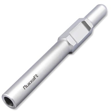 Nucraft SDS-HEX Professional Erdnageleintreiber zum Einstecken von Tiefenerder Erder Erdung Staberder, 257 x 26 mm, Innen Ø 16.5mm