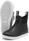 Stivali Gomma Uomo, Adulto Impermeabile Leggere Comode Shorty Boots, Resistenti all'Usura Stivali Da Pesca da Lavoro Nero Scarpe Da Giardino Per l'esterno