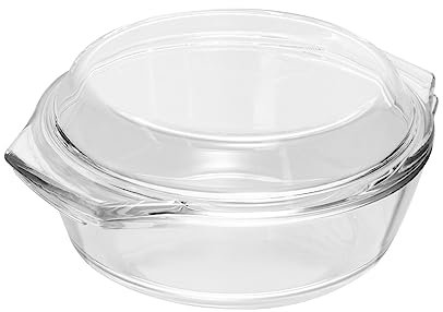 Zerodeko 1pieza Tazón De De Transparente Tapa Para Microondas y Horno Para Ensaladas Frutas y Restaurantes