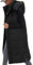 Vancavoo Women's Long Quilted Gilet Ladies Sleeveless Zip Up Hoodies Warm Jacket Vest Longline Thick Padded Waistcoat Winter Wear Side Split Puffer Long Body-Warmer Coat with Pockets(Black,M)