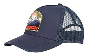 Superdry Damen Dirt Road Trucker Basecap Lauren Marineblau 1SIZE