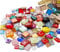Bunte Polygon Mosaikfliesen, Kristall-Mosaik-Fliesen, Mini Glas Mosaiksteine für DIY Kunsthandwerk, Wohndekoration, Fotorahmen, Blumentöpfe, Spiegel (ca.200g)