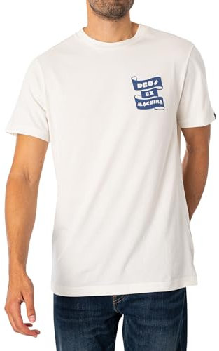 Deus Ex Machina Men's Four Feet T-Shirt, White, White, XL
