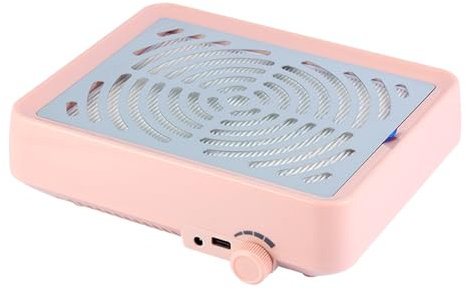 40W Staubabsaugung Für Nägel Mit LED Lamp Und Starker Saugleistung, Nageltisch mit einstellbarer Absaugung – Nagelstaubsauger Für Nagelstudio Und Zuhause