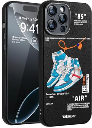 CHBSHENG Cool Design Phone Case for iPhone 11 Pro Max Case for Boys Men Aesthetic Shockproof Basketball Sneaker Sports Designer Cases Compatible with iPhone 11 Promax Blue
