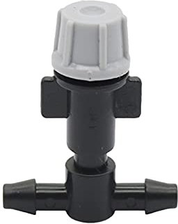ULEZUAR Bewässerungsnebeldüse, Nebeldüsen, graue Gartennebeldüse, Drucksprüher, Tropfbewässerung mit 4/7 mm T-Stück-Anschluss, Bewässerungssprinkler, Nebel, 200 STK.