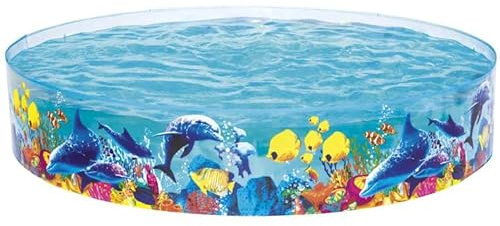 Pool 244x46 cm: Pool Komplettset | Rund | Aufstellpool Set | Gartenpool & Schwimmbecken