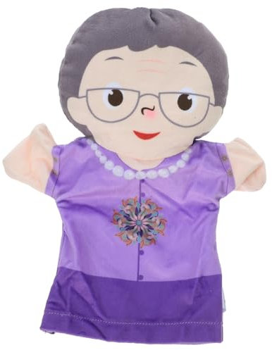 KOMBIUDA 1stück Handpuppen Kinderfiguren Handpuppen Für Geschichtenerzählen Und Rollenspiel Interaktive Puppen Für Eltern- Mädchen-interaktion Mit Reden