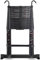 Telescopic Ladder 5.4m, Collapsible Ladder Aluminum with Hooks, Non-Slip Feet, Multi-Purpose Compact Portable, Maximum Load 150kg, Black