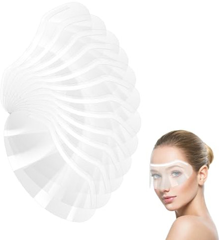 100 Pezzi Visiera di Viso Trasparente per Microblading Trucco Permanente Estensioni di Ciglia Cataratta Occhi Blefaroplastica Palpebrale Protezione per Occhi da Doccia Visiera Morbida