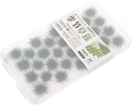 DOITOOL 1 Set Kunstrasen Simulation Gras Miniatur Modell Gras Miniatur Gras Modellierung Gras Miniaturen Gras Grün Kunststoff