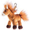 Schaffer 0232 porte-clés peluche cheval, Marron