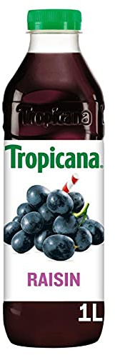 TROPICANA - Pur Jus De Raisin Du Languedoc 1L - Lot De 4 - Vendu Par Lot