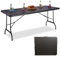 MaxxGarden Campingtisch Klappbar - Klapptisch Camping - Esstisch - Biertisch - Gartentisch - Tisch Multifunktionstisch Mit Griff Zum Tragen - 180x70x74cm - Faltbar - Schwarz