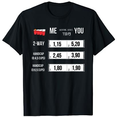 Bierpong Quoten t-shirt lustiges Beerpong outfit 2 Wege Tipp