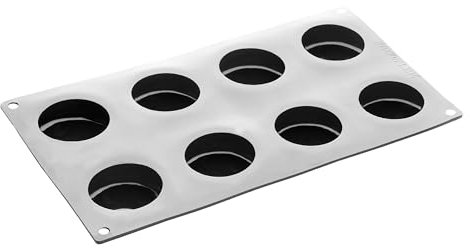 Stampo Monoporzione Round 6cm 2cmh. 8 Impronte Gianluca Fusto