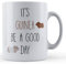 Father Fox Keramiktasse mit Meerschweinchen, Pun, It's Guinea Be A Good Day, 300 ml