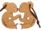 Mr. & Mrs. Panda Pärchen Schlüsselanhänger Koala Zweisamkeit - Geschenk, Symbol für Liebe, Schlüsselanhänger Paare, Freund, Jahrestag geschenk,