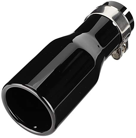 auspuffblende,Auspuff,Universal Auto Auspuffrohr Heck Hals Hochleistungs-Edelstahl Schalldämpfer Spitzen mit Klemme 54-76-200mm