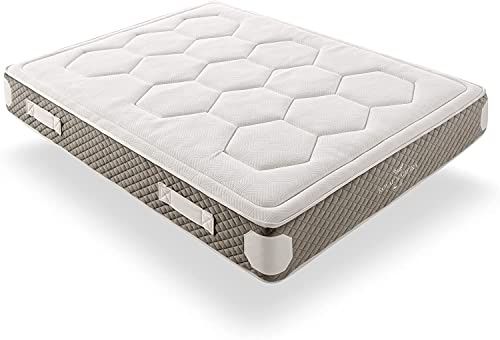 Simpur Relax Royal Madeira Hybrid-Matratze 135x200 cm, 25 cm Höhe, Memory-Schaum, Härtegrad H3