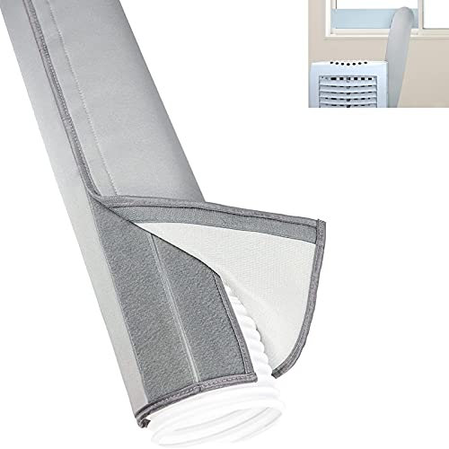 Yiida Housse de tuyau isolée pour climatiseurs portables - Housse de tuyau de climatisation extérieur - Housse de tuyau de climatisation - Protection contre la poussière