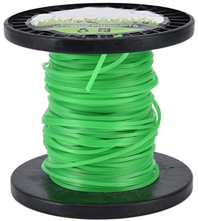 TOTITOM 2,0 mm quadratischer Faden Trimmerfaden, grüner Trimmerfaden mit hoher Schnittleistung, Nylon-Weedeater-Fadenbereich für die meisten Rasenmäher auf dem Bauernhof(30m) Geschenk zum Valentinstag