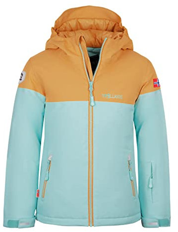 Trollkids Girls Hallingdal Jacket 176, Aqua