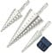 flintronic Punte Coniche, Fresa Conica Trapano a Gradini, HSS Titanium, Misure 4-12/4-20/4-32, Buco Cutter a Scalini per Eseguire Foro In Metallo Acciaio Ottone Legno Plastica Ferro