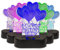 MIK funshopping 3D-Leuchte Nachtlicht 3D Effekt-Lampe mit Farbwechsel, 20cm hoch (Happy Birthday)