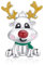 Qings Charms Renne Argent Sterling 925 Noël Émail Breloques Charm Compatible avec Européen Bracelets et Colliers Fabrication de Bijoux, Cadeau de Noël pour Femmes et Filles